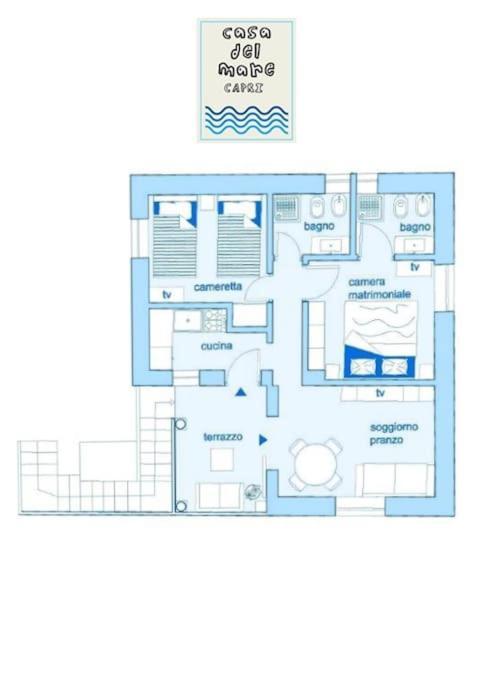 Casa Del Mare Villa Capri Eksteriør bilde